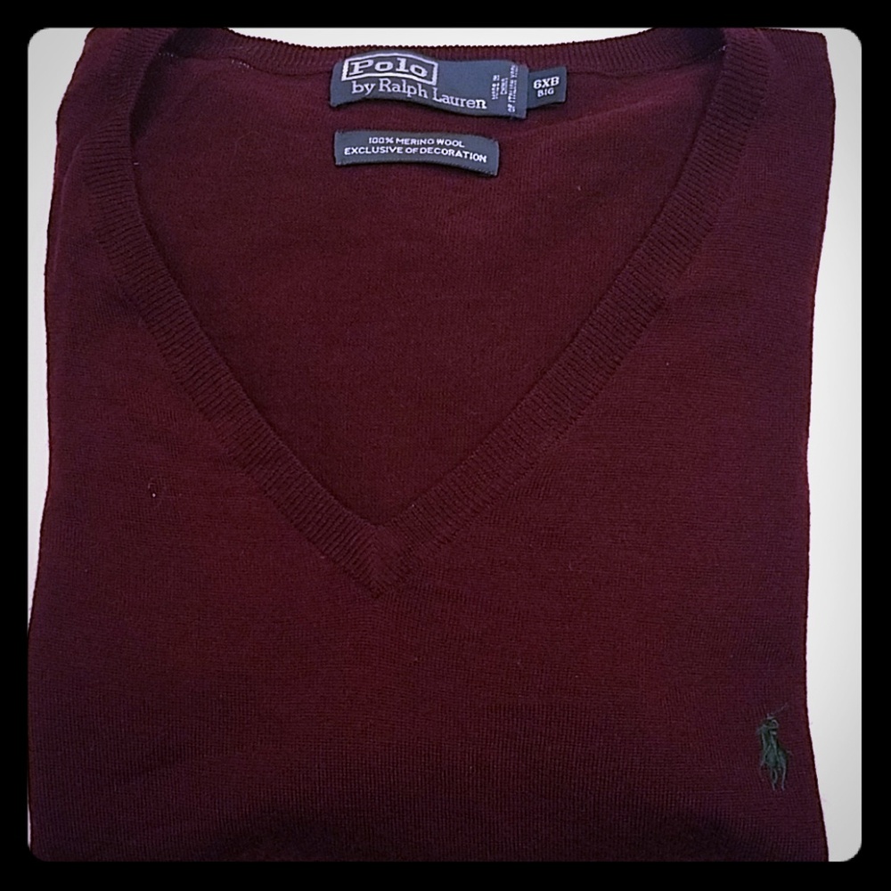 Polo By Ralph Lauren Merino Wool Sweater (6XB)